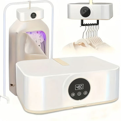 Portable Electric Clothes Dryer | Foldable Wardrobe Drying Machine with Hot Air
